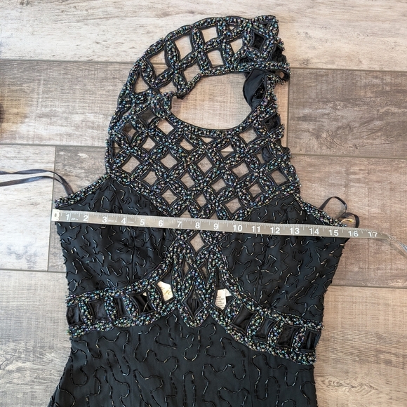 Vintage Jas Jas Black Beaded Gown - Picture 13 of 16